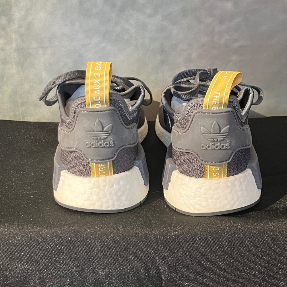Adidas NMD R1 B37651 Shoes Gray‎ Gold Boost Running Sneaker Women's Size 9.5 - Picture 4 of 10